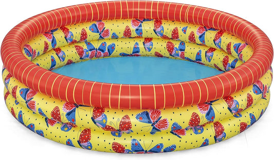 Hermosa piscina de juegos con forma de mariposa de Bestway