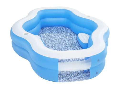 Bestway H2OGO! Splashview 8' Inflatable Kiddie Pool with See-Through Window