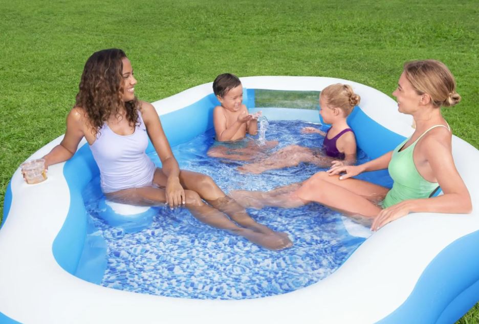 Bestway H2OGO! Splashview 8' Inflatable Kiddie Pool with See-Through Window