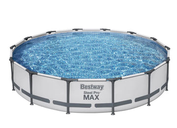 Bestway Steel Pro MAX 14' x 33" Above Ground Round Pool Set with 530gal Filter Pump