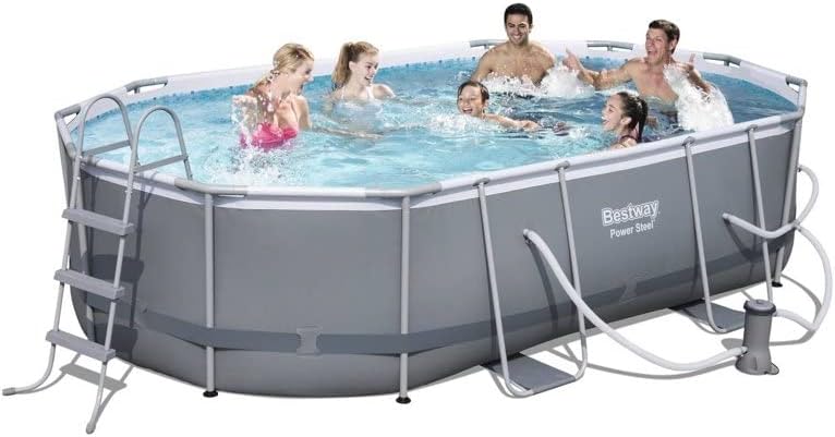 Piscina elevada Bestway Power Steel de 16' x 10' x 42"