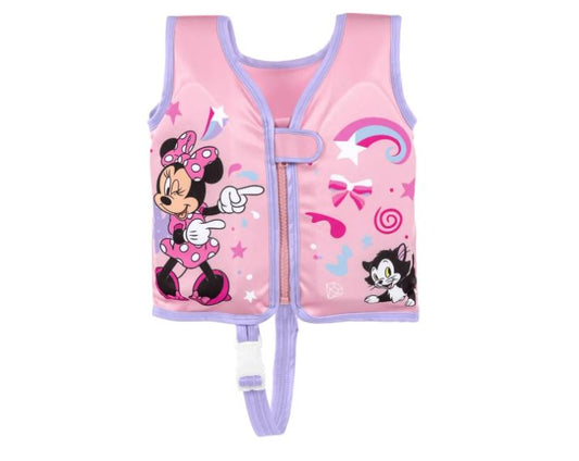 Chaleco de natación de tela Disney Junior Minnie de Bestway, talla S/M