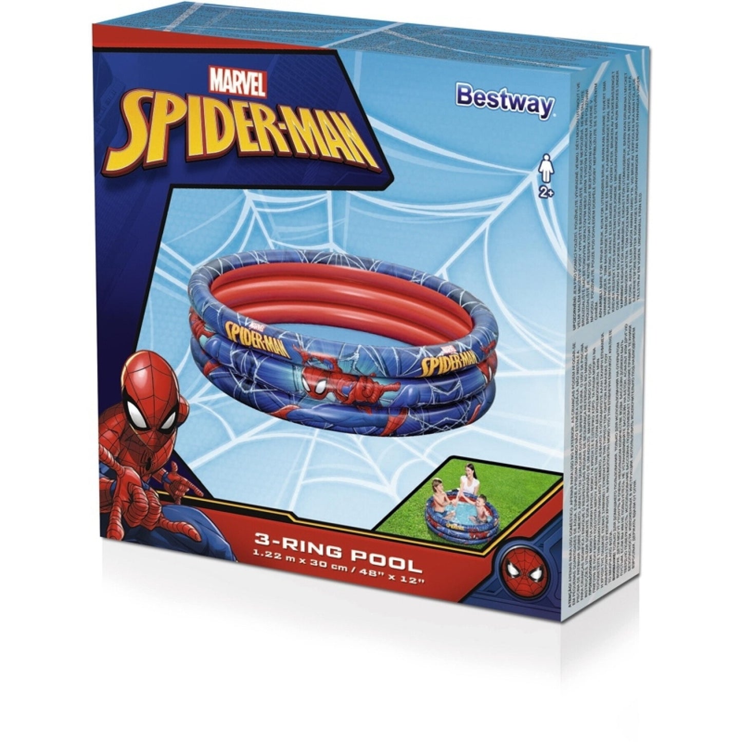 Piscina de 3 anillos Bestway Spiderman