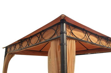 Steel Gazebo with Mosquito Net - Curacao