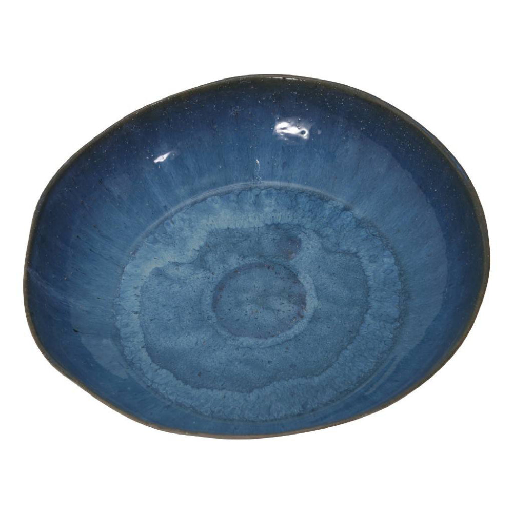 Sagebrook Home Transitional Ceramic Bowls (Set Of 2) - Blue