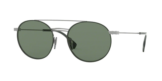 Burberry Gunmetal/Matte Green Green Sunglasses