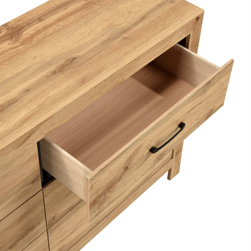 Corbin 58.5" Dresser with 6 Drawers by Homelegance - Brown