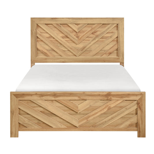 Corina Bedroom Set (4-Piece) by Homelegance - Brown