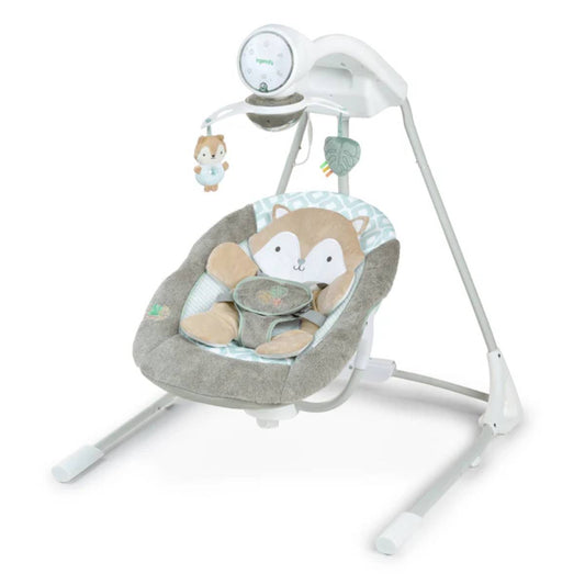 Ingenuity Kitt the Fox InLighten Soothing Swing - Grey/White