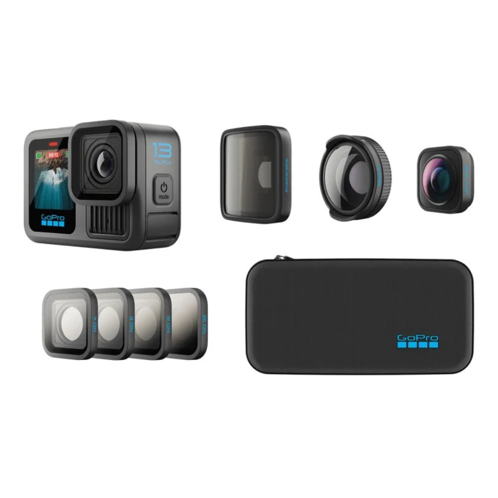 GoPro HERO13 Action Camera with HB-Series Lens - Black