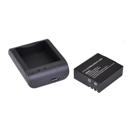 Zen Logic ZL4KBC Rechargeable 900MAh Li-Ion Camera Battery with Charger - Black