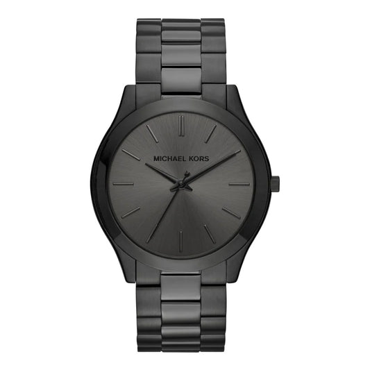 Michael Kors Oversized Slim Runway Men's 42mm Bracelet Watch - Black-Tone