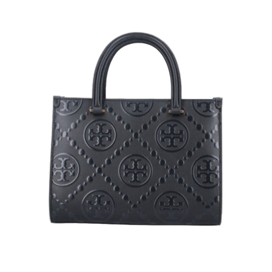 Tory Burch Monogram Medium Tote Bag - Black