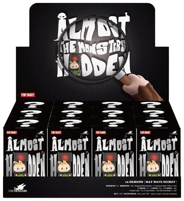 Pop Mart Labubu THE MONSTERS Almost Hidden Series Figures Sealed Whole Set 'Mystery' (12 Blind Boxes)