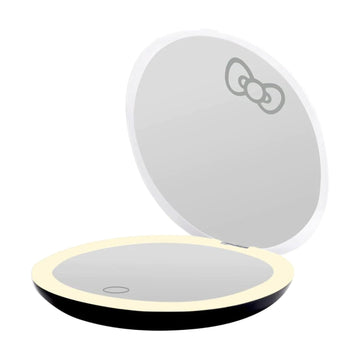 Impressions Vanity Hello Kitty The Stripe Compact Mirror with Daylight LED LightingÂ  (White)