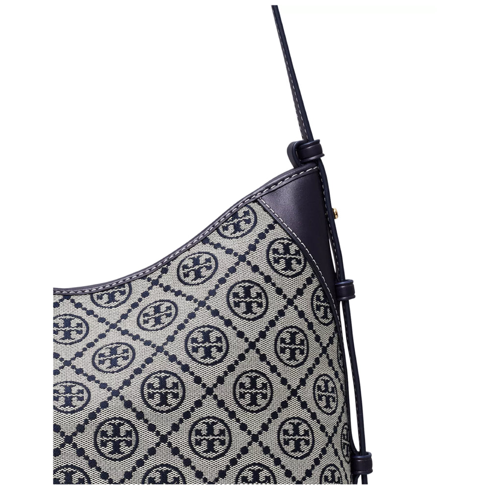 Tory Burch Monogram Medium Shoulder Bag - Gray/Black