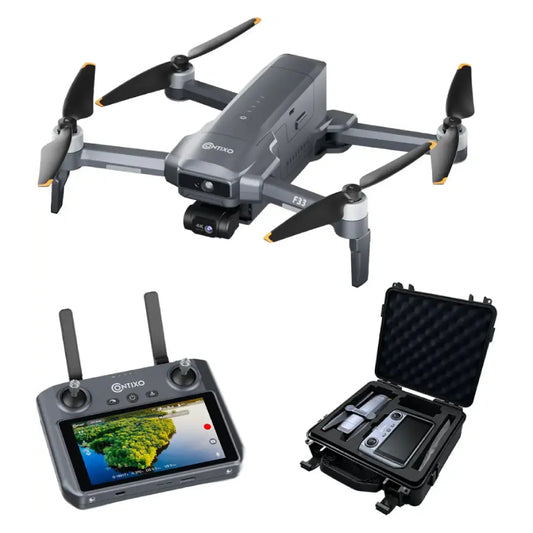 Contixo F33 4K Drone with 2-Axis Gimbal - Gray
