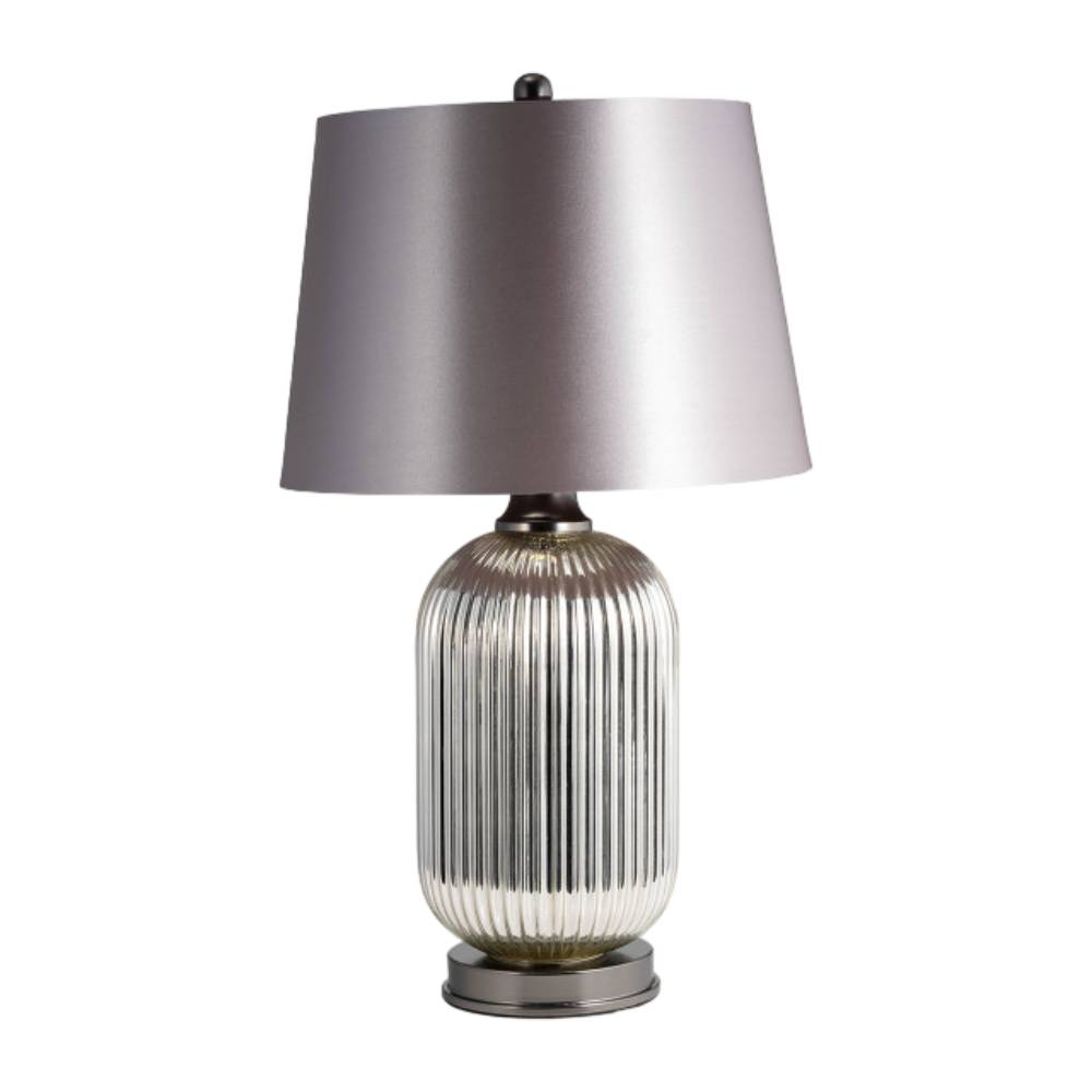 Sagebrook Ridged 27" Table Lamp - Silver