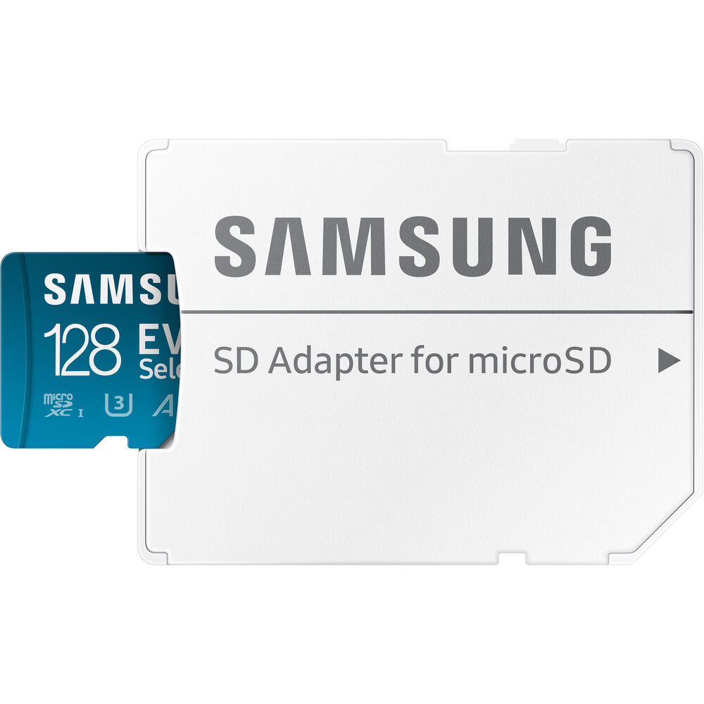 Samsung 128GB EVO Select microSDXC Card with SD Adapter