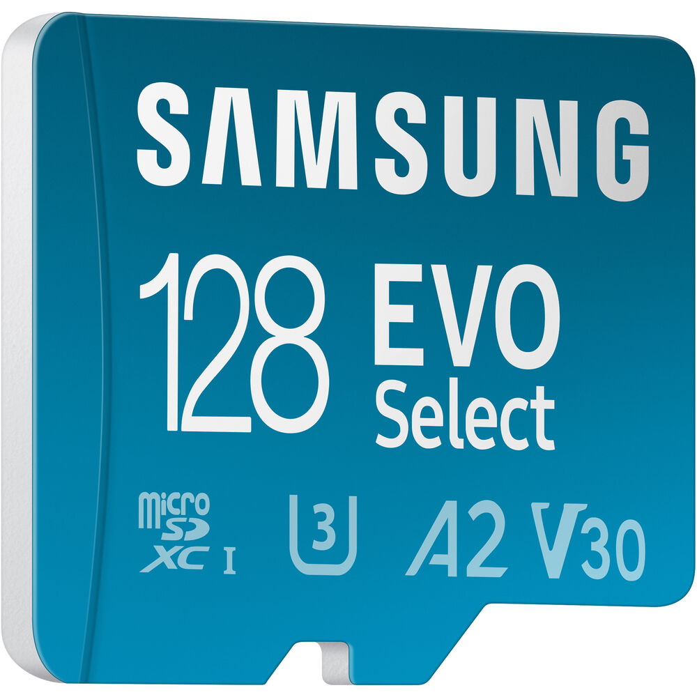 Samsung 128GB EVO Select microSDXC Card with SD Adapter