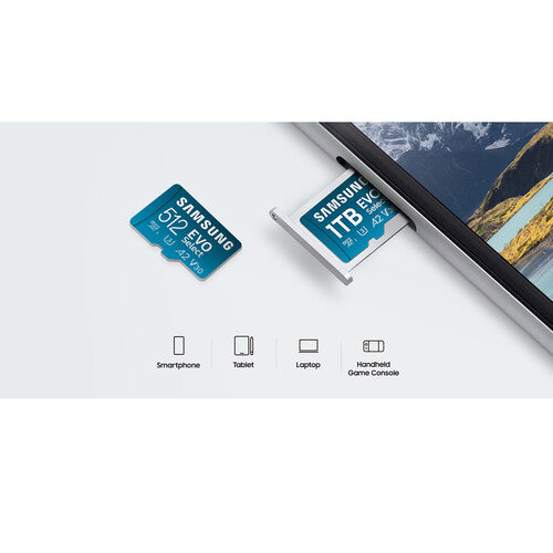 Samsung 128GB EVO Select microSDXC Card with SD Adapter
