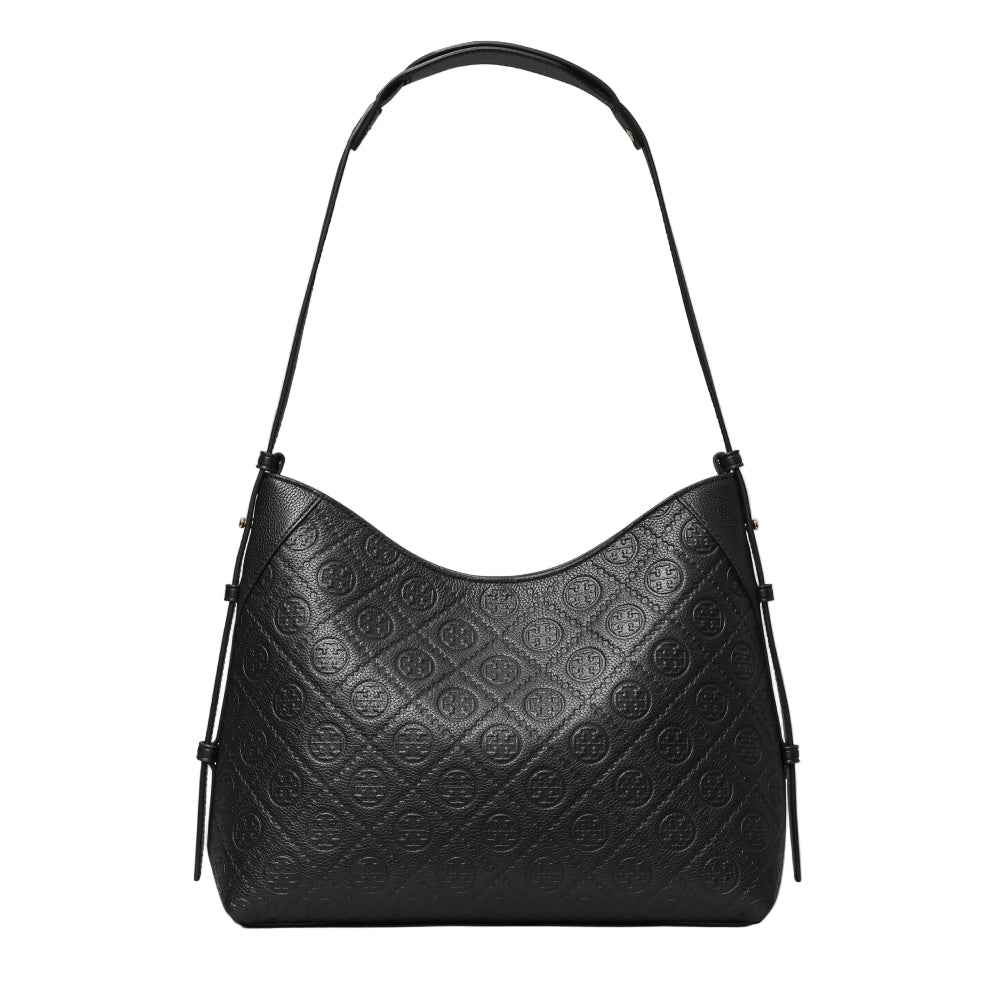 Tory Burch Pebble T Messenger Bag - Black