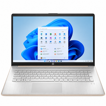 HP 17-CP2714NR 17.3" Laptop - AMD Athlon Gold 7220U with 8GB Memory and 256GB SSD - Rose Gold