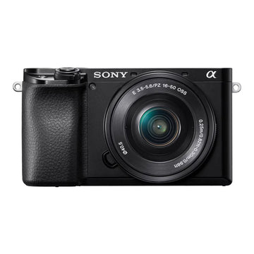Sony Alpha 6100 APS-C Mirrorless 4K Video Camera with E PZ 16-50mm Lens - Black