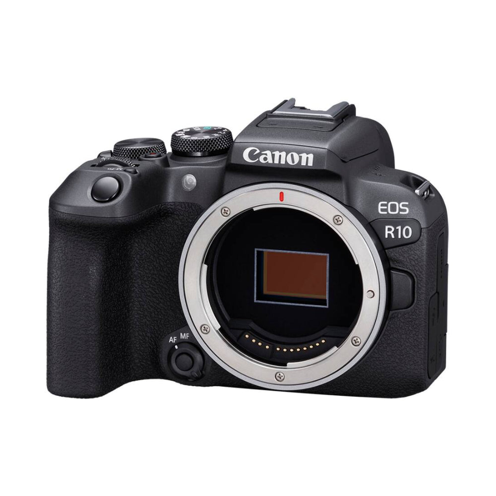 Canon EOS R10 24.2 MP Mirrorless Camera with RF-S18-45 f/4.5-6.3 IS STM Lens Content Creator Kit - Black