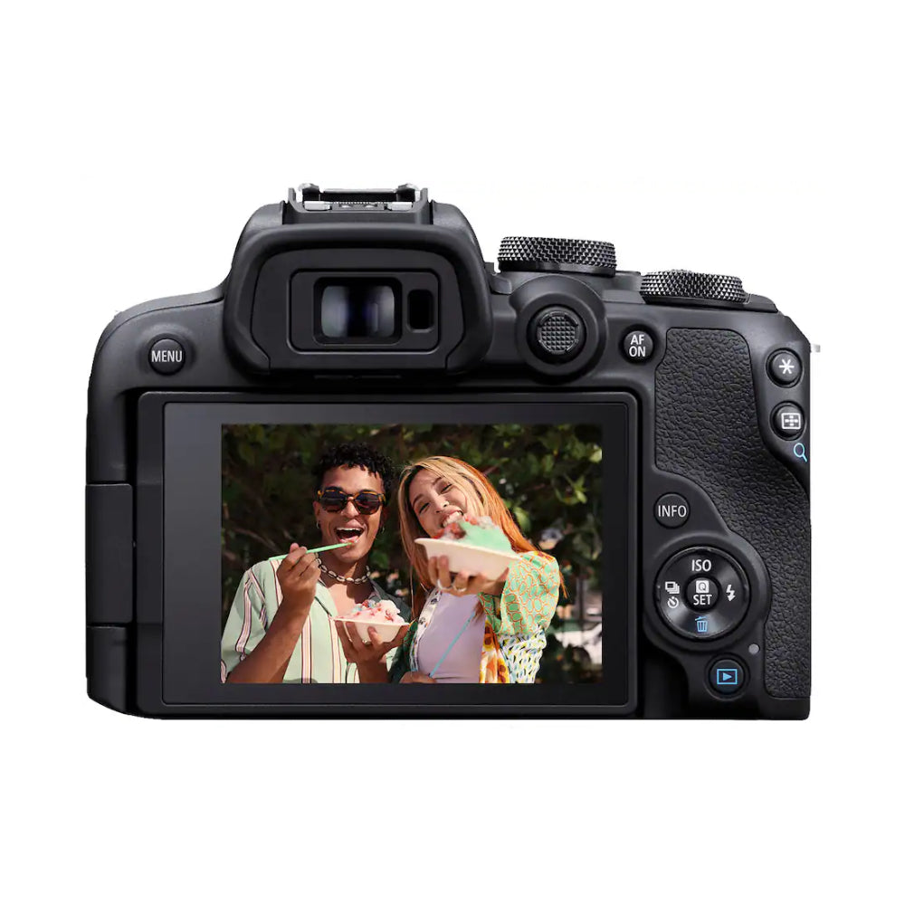 Canon EOS R10 24.2 MP Mirrorless Camera with RF-S18-45 f/4.5-6.3 IS STM Lens Content Creator Kit - Black