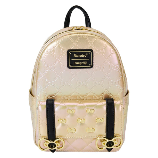 Sanrio Hello Kitty 50th Anniversary Mini Backpack - Metallic Gold