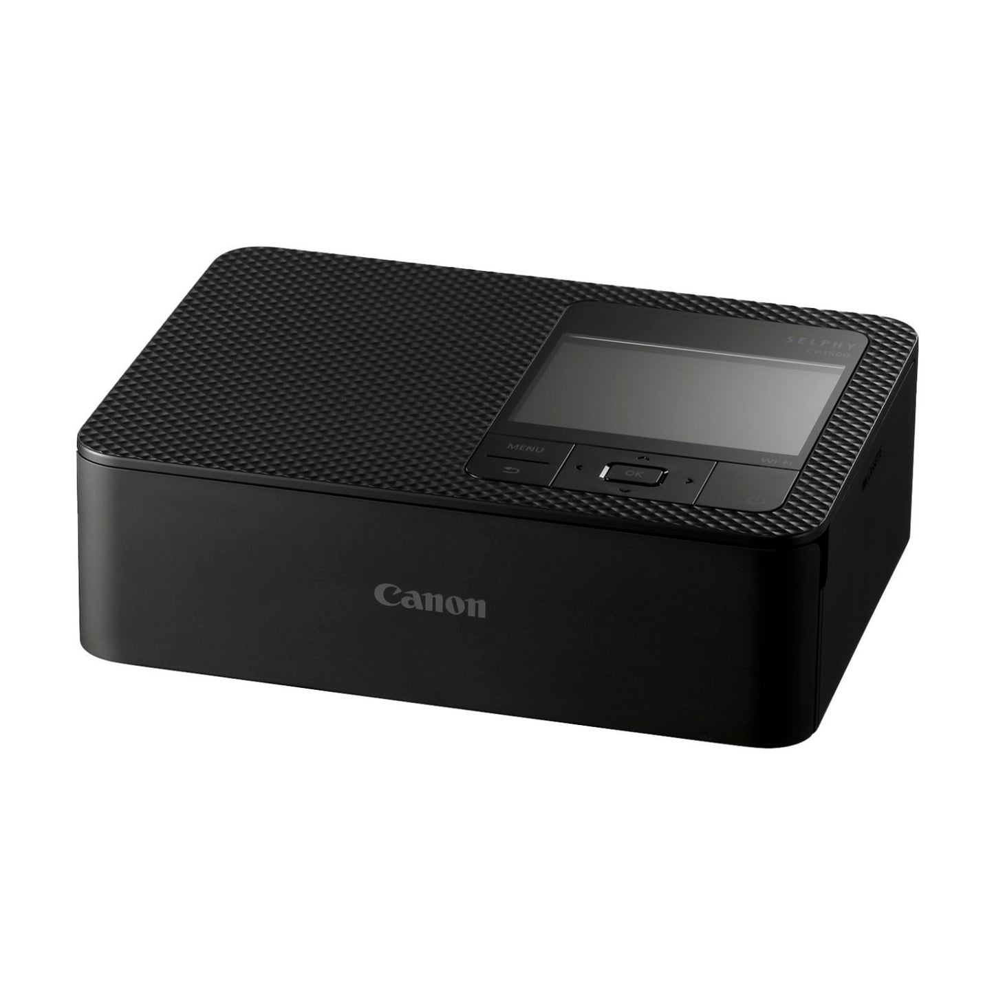 Canon - Impresora fotográfica compacta SELPHY CP1500 - Negra + Canon - Juego de papel y tinta de color RP-108