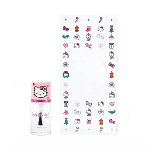 The Creme Shop X Hello Kitty 50 Nail Decals with Clear Polish - Pink