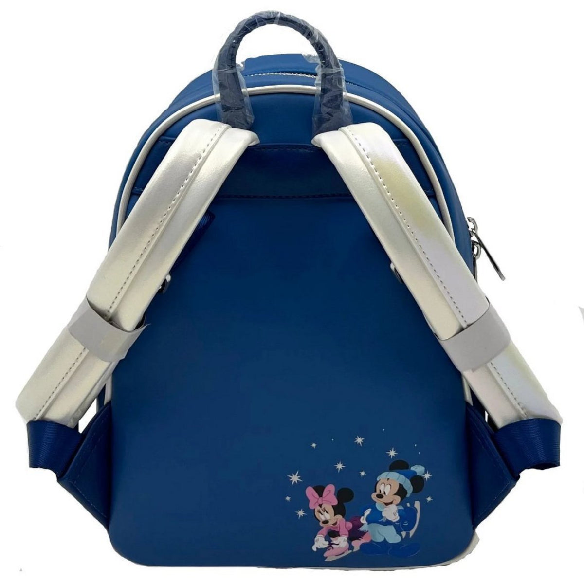 Loungefly Mickey Minnie Skating Mini Backpack - Blue