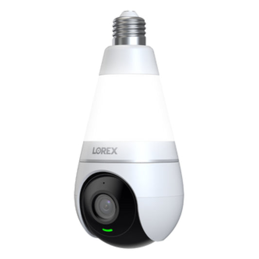 Lorex SL300-AA 2K Wi-Fi Smart Lightbulb Camera with Night Vision - White