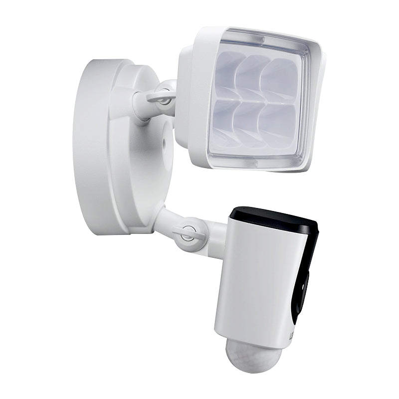 Lorex V261LCD-E Outdoor 1080p WiFi Floodlight Security Camera with Night Vision - White
