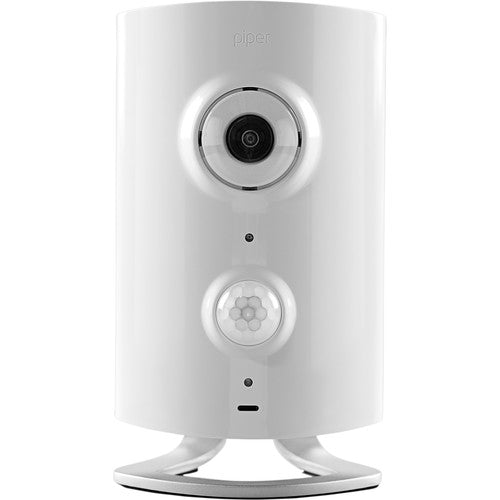 Piper 4154008WT All-in-One Home Security System with Video Monitoring Night Vision HD Camera - White