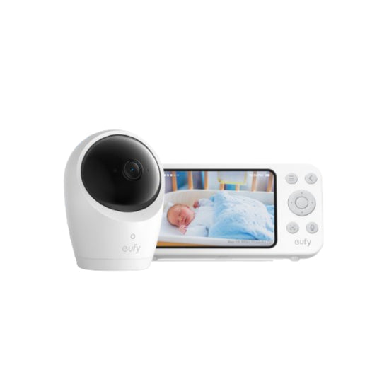 eufy E20 Baby Monitor with 2K Camera and 60° Tilt - White