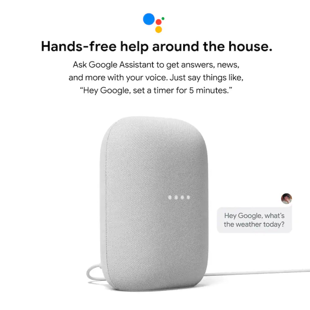 Altavoz inteligente Google Nest Audio - Tiza 