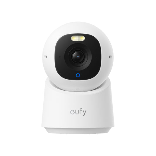 eufy  E30 Indoor Wired 4K PTZ Security Camera with Spotlight - White