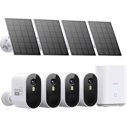 Aosu C7P-4H Wi-Fi IP CCTV Camera Set - White