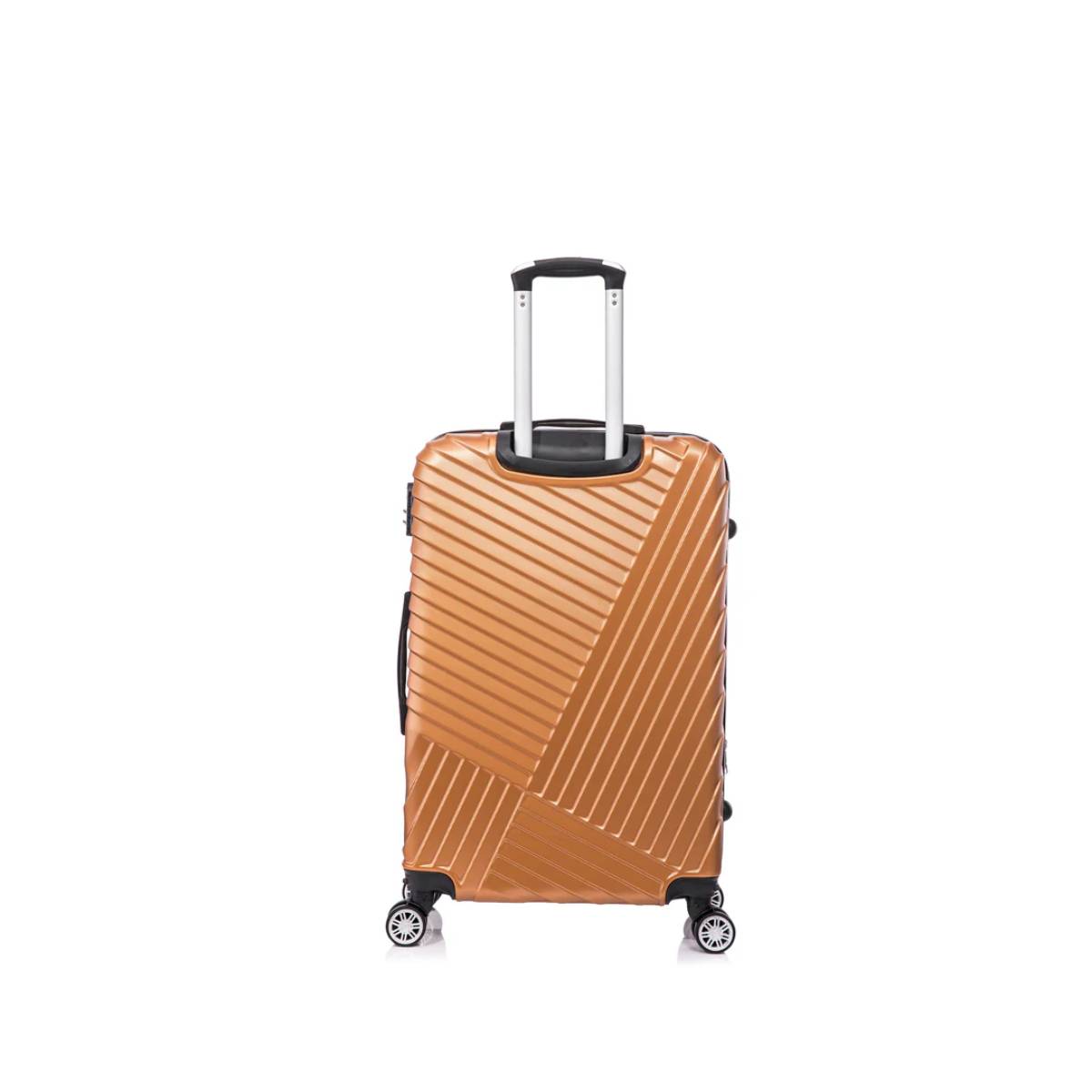 Toscano Prodigio 28" Hardside Spinner Wheel Luggage Suitcase - Bronze Gold