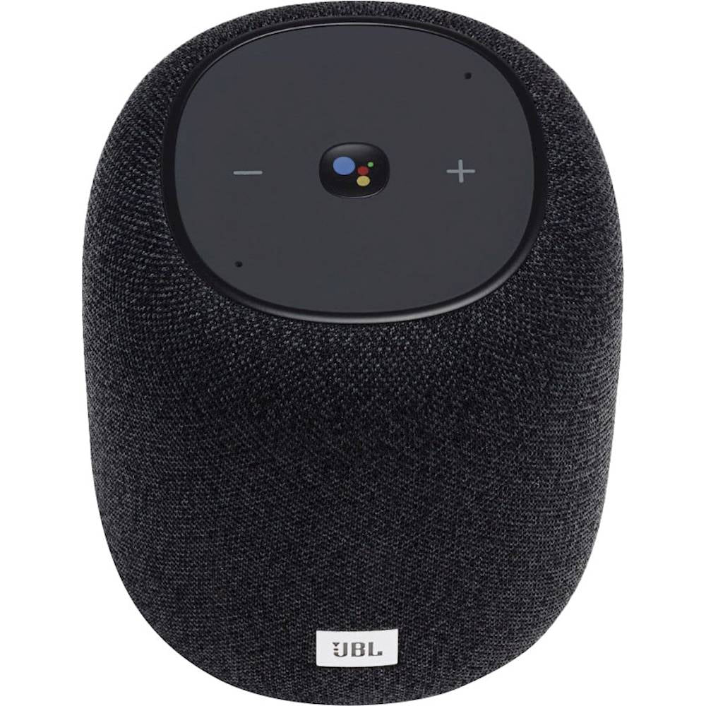 JBL Link Music Bluetooth Smart Speaker with Built-in Google Assistant - Black - Curacao