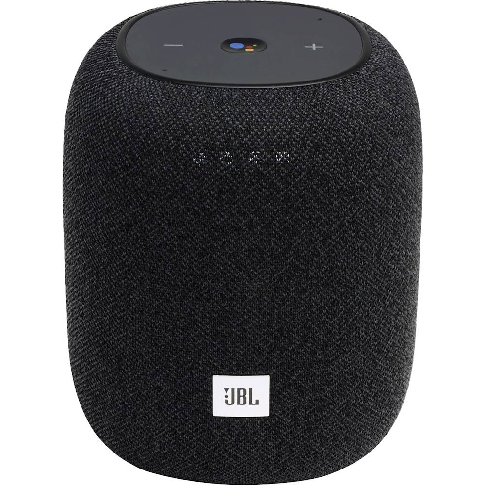 JBL Link Music Bluetooth Smart Speaker with Built-in Google Assistant - Black - Curacao