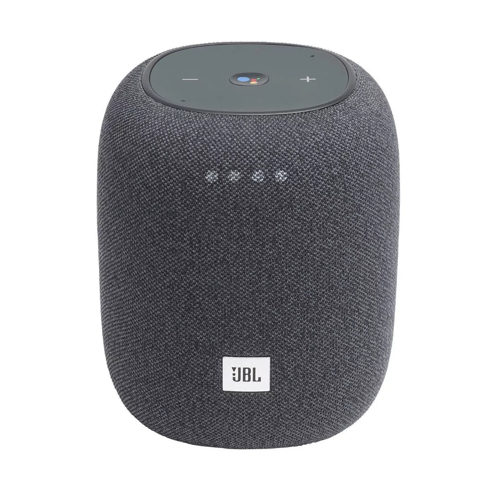 JBL Link Music Bluetooth Smart Speaker with Built-in Google Assistant and 360 Sound - Gray - Curacao