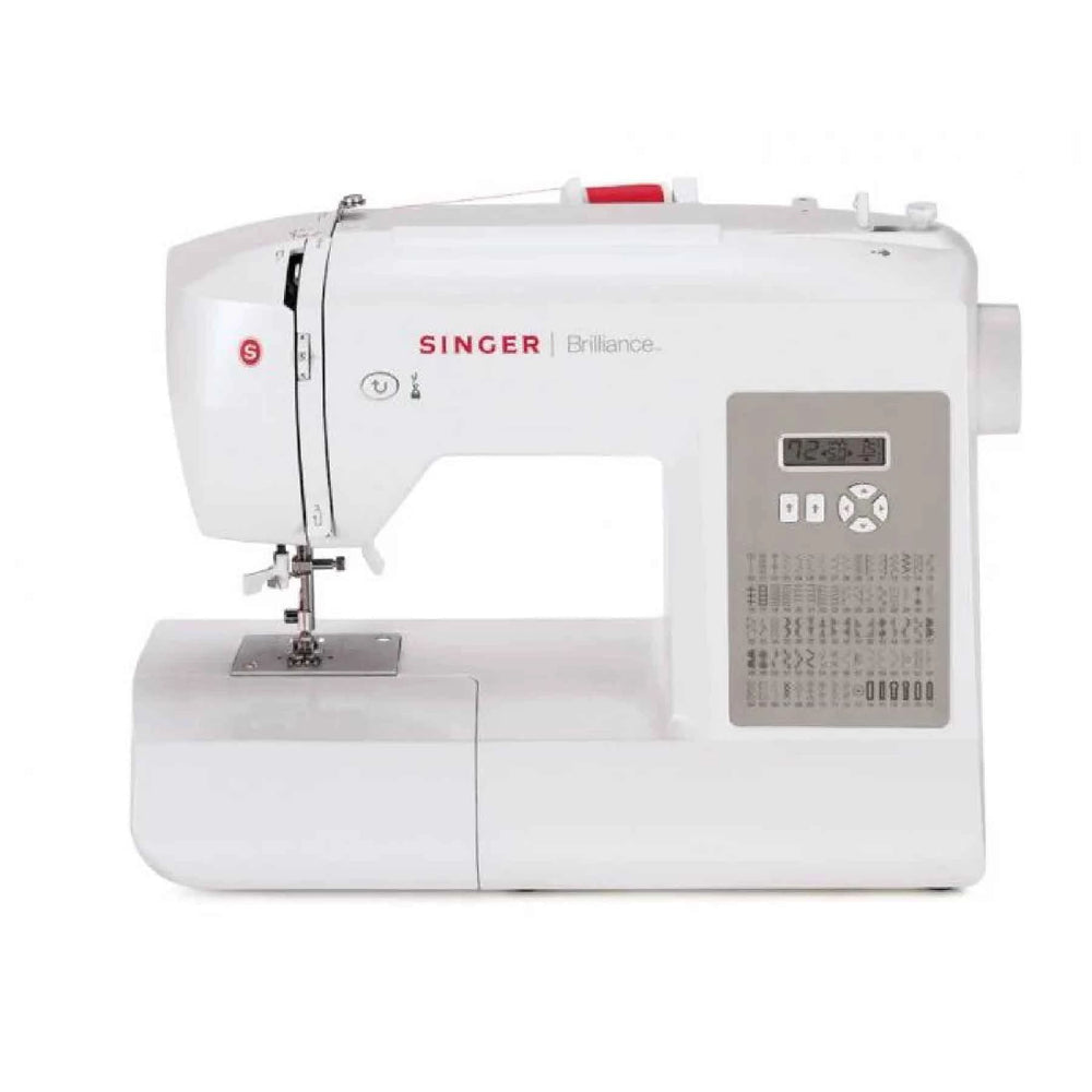 Singer Brilliance 6180 Portable Sewing Machine - White/Gray