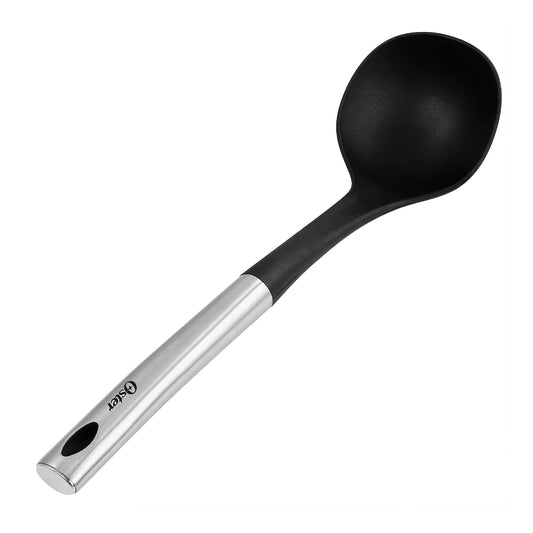 Oster Baldwyn Nylon Ladle with Stainless Steel Handle - Black