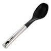 Oster Baldwyn Nylon Solid Spoon with Stainless Steel Handle - Black