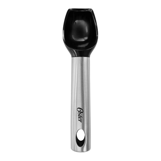 Oster Baldwyn Plastic Ice Cream Scoop with Stainless Steel Handle - Black