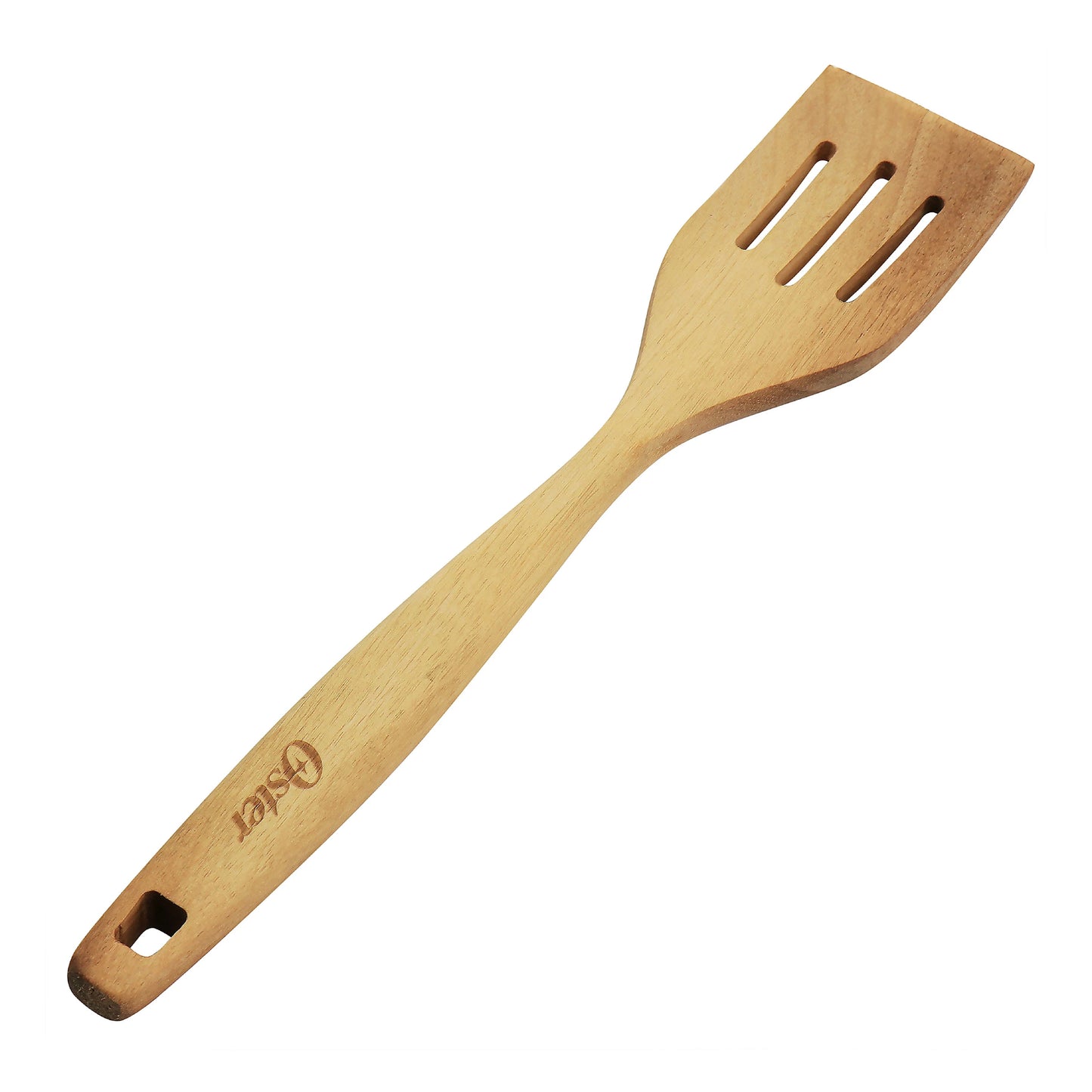 Oster Acacia Wood Slotted Turner - Light Brown